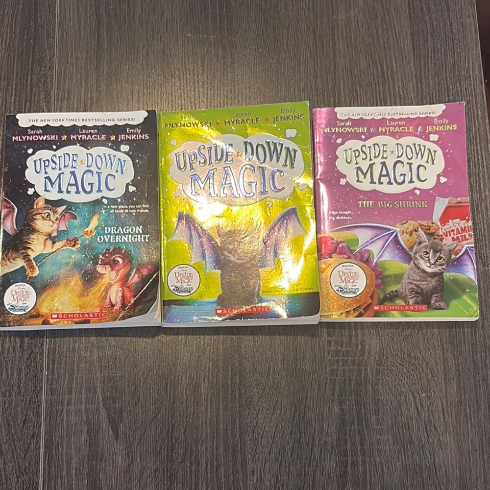 Scholastic Upside-Down Magic Book Trio​